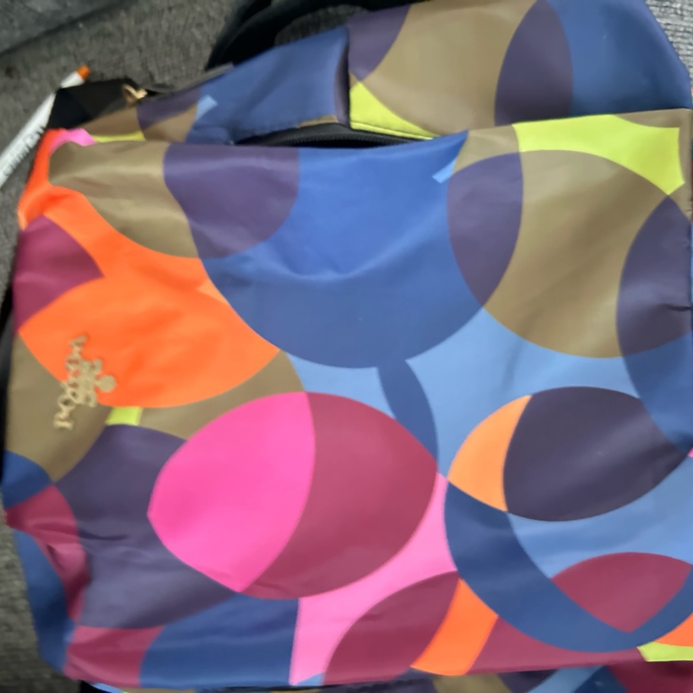 Colorful Geometric Women's Backpack - Picture 3 of 5
